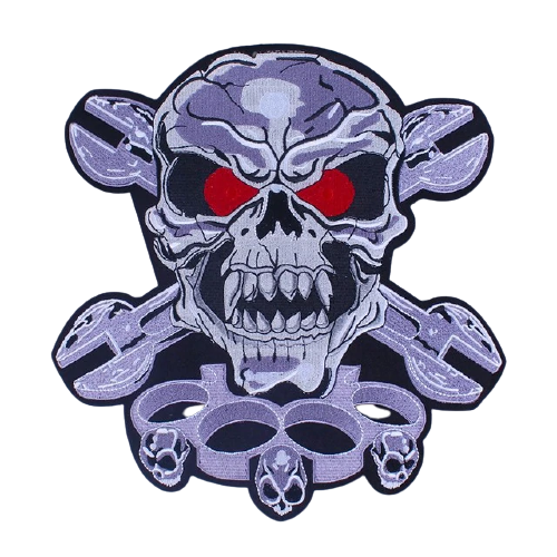 Écusson biker - skull