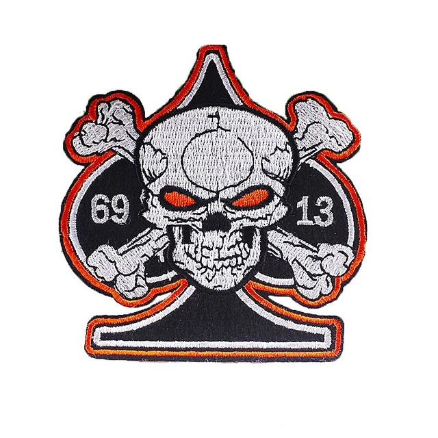 Patch biker - tête de mort 6913