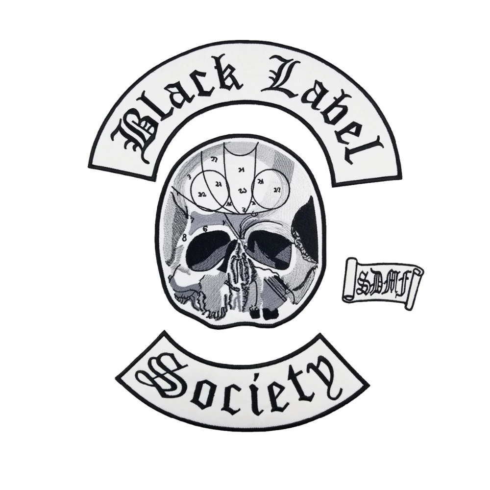 Patch biker - black label society