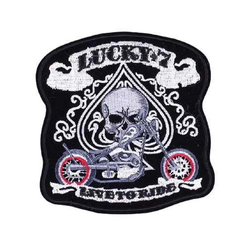 Patch biker lucky 7