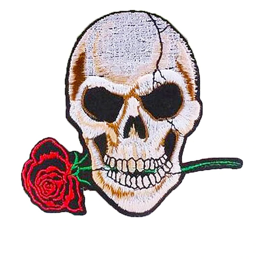 Patch biker tête de mort