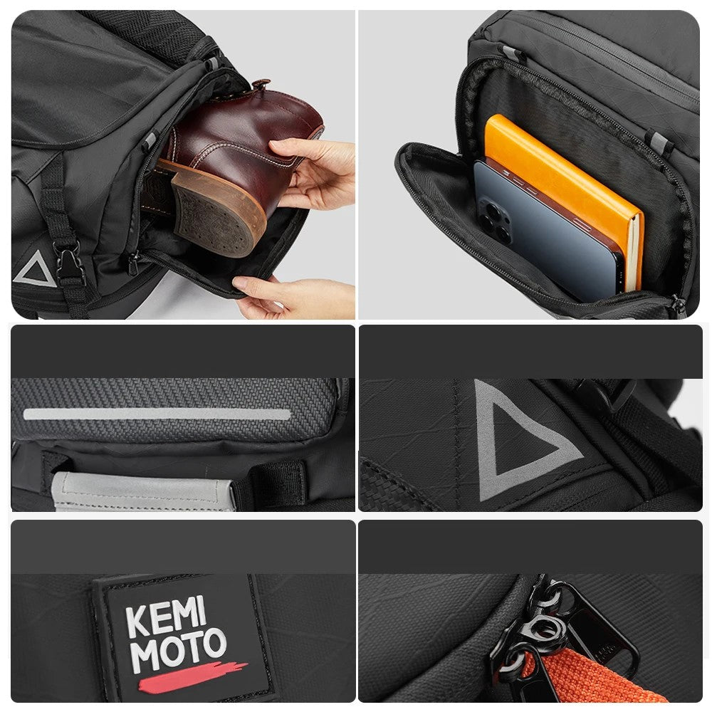 Sacoche de selle arrière pour moto