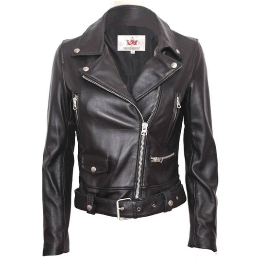 Veste biker femme - mapple