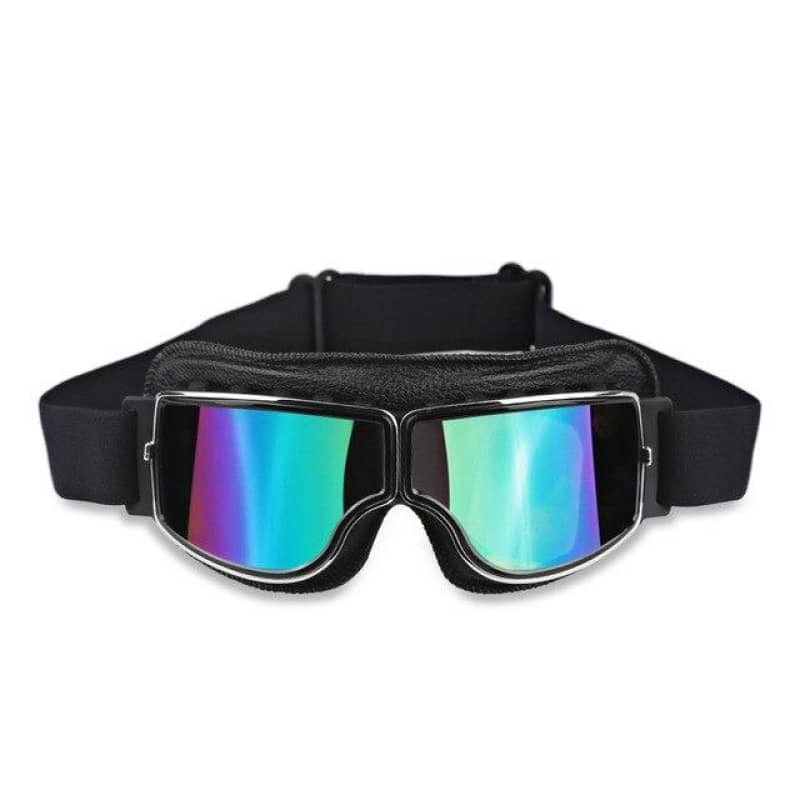 Lunette de moto et tour de cou